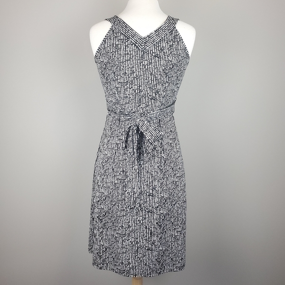 Loft Black & White Patterned Dress - Picture 5 of 7